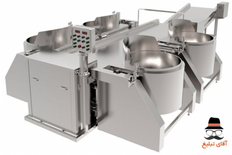 دستگاه پخت آبکشی و دانه گیری برنج (Model NRL – 900/600/400)