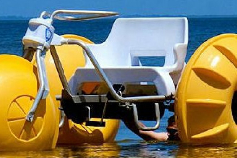 قایق تفریحی-پدالی-سه چرخه فایبرگلاس