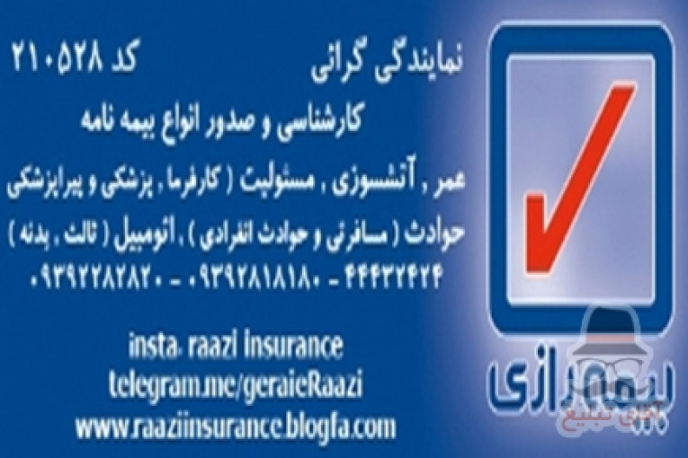  بیمه رازی ارائه کننده خدمات بیمه ای